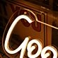 Good Vibes Yellow LED Neon Sign