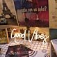 Good Vibes Yellow LED Neon Sign