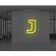 Neon Letter J