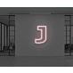 Neon Letter J
