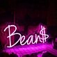 Bean Pink LED Neon Sign