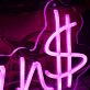 Bean Pink LED Neon Sign