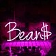 Bean Pink LED Neon Sign