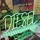 DIESEL Green Custom Neon Sign