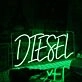 DIESEL Green Custom Neon Sign