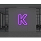 Neon Letter K
