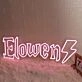 Elowen Pink Name Neon Sign