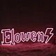 Elowen Pink Name Neon Sign