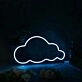 Cloud Blue Custom Neon Sign