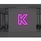 Neon Letter K