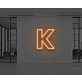 Neon Letter K