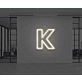 Neon Letter K