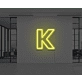 Neon Letter K