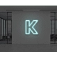 Neon Letter K