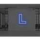 Neon Letter L
