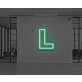 Neon Letter L