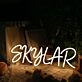 Skylar Yellow Name Neon Sign