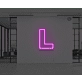 Neon Letter L