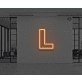 Neon Letter L