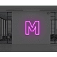 Neon Letter M