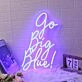 Go Big Blue Custom Neon Sign