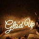 Glo'd Up Yellow Neon Sign