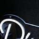 Divine Touches White Neon Sign