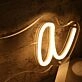 Was A Yellow Neon Sign