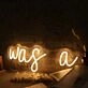 Was A Yellow Neon Sign