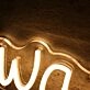 Was A Yellow Neon Sign