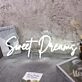 Sweet Dream White Custom Neon Sign