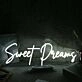 Sweet Dream White Custom Neon Sign