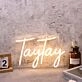 TayTay Yellow Neon Sign