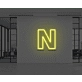 Neon Letter N