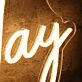 TayTay Yellow Neon Sign