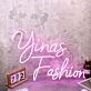Yinas Fashion purple Custom Neon Sign