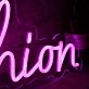 Yinas Fashion purple Custom Neon Sign