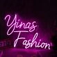 Yinas Fashion purple Custom Neon Sign