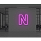 Neon Letter N
