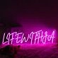 Life With LA Pink Neon Sign