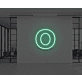 Neon Letter O