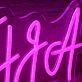Life With LA Pink Neon Sign