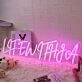 Life With LA Pink Neon Sign