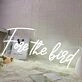 Fore The Bird White Neon Sign