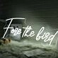 Fore The Bird White Neon Sign