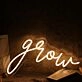 Grow Yellow LED Neon Sign