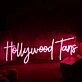 Hollywood Tans Red Neon Sign