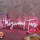 Hollywood Tans Red Neon Sign