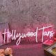 Hollywood Tans Red Neon Sign