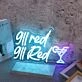 911 Red Custom Neon Sign